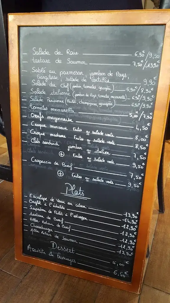 Menu_Le Saint Hubert_Châteauroux_image_1