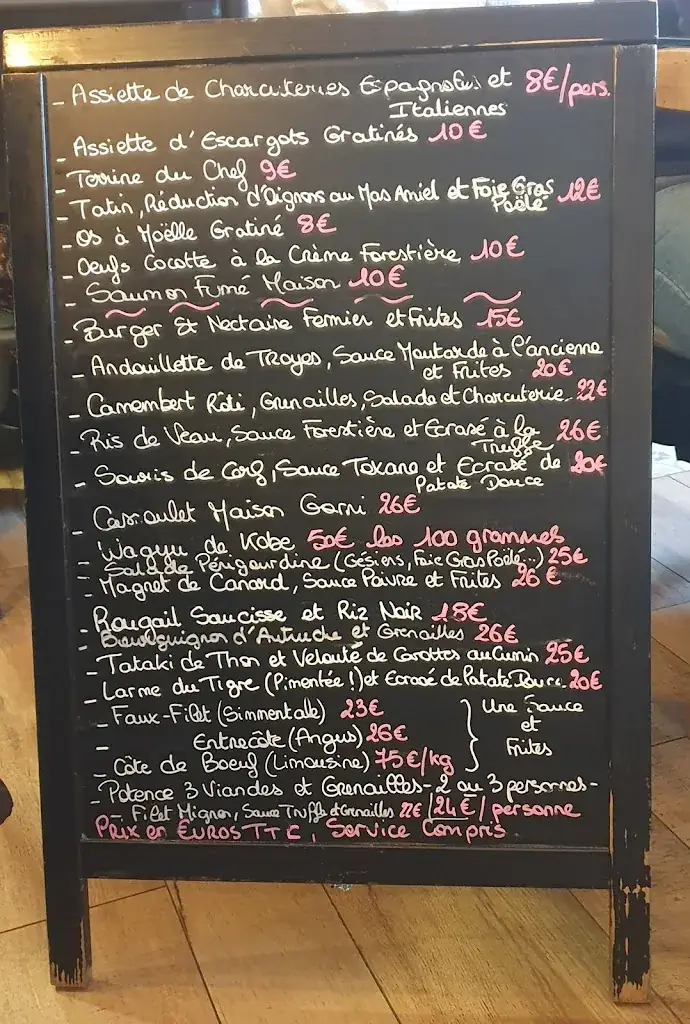 Menu_La Cheminée_Châteauroux_image_3