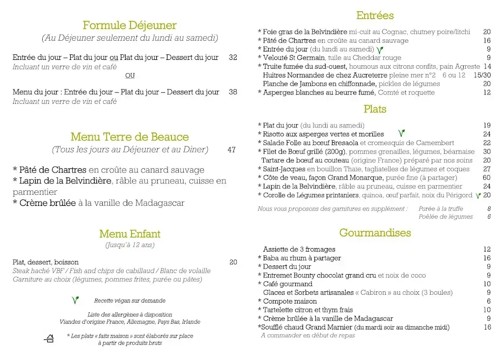 Menu_La Cour Brasserie Chartres_Chartres_image_1