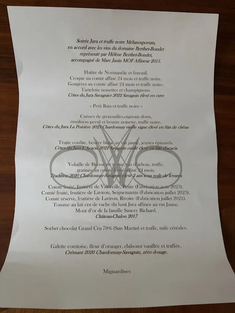 Menu_Le Geôrges_Chartres_image_2