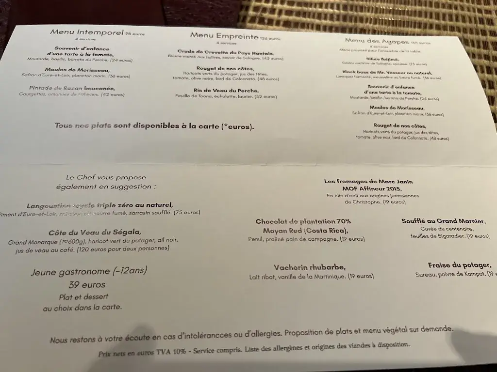 Menu_Le Geôrges_Chartres_image_3