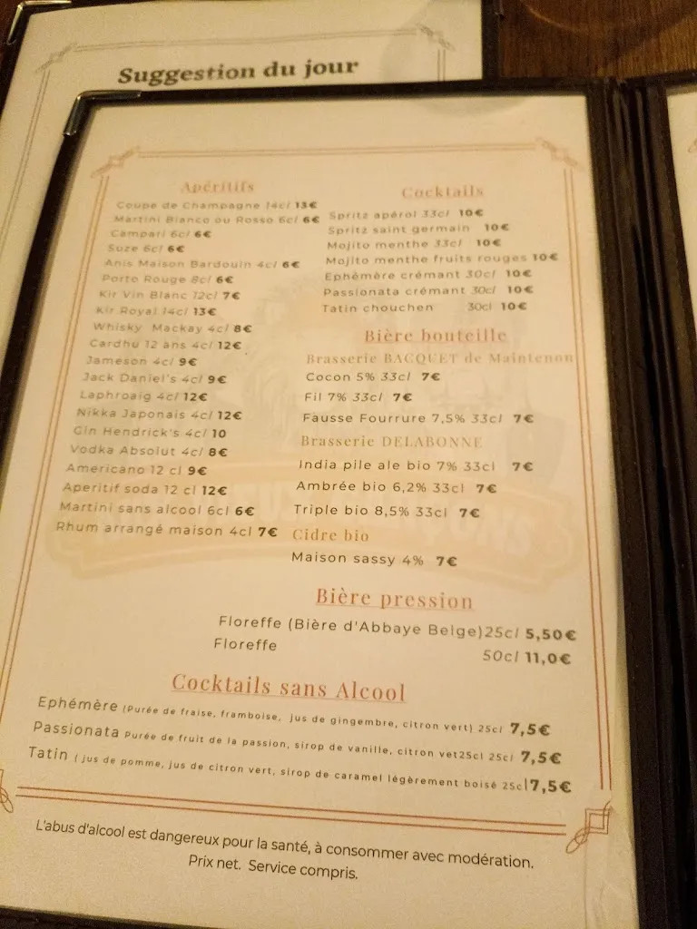 Menu_Aux Vieux Garçons_Chartres_image_1