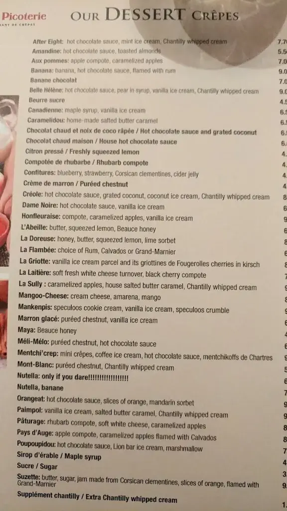 Menu_La Picoterie_Chartres_immagine_2