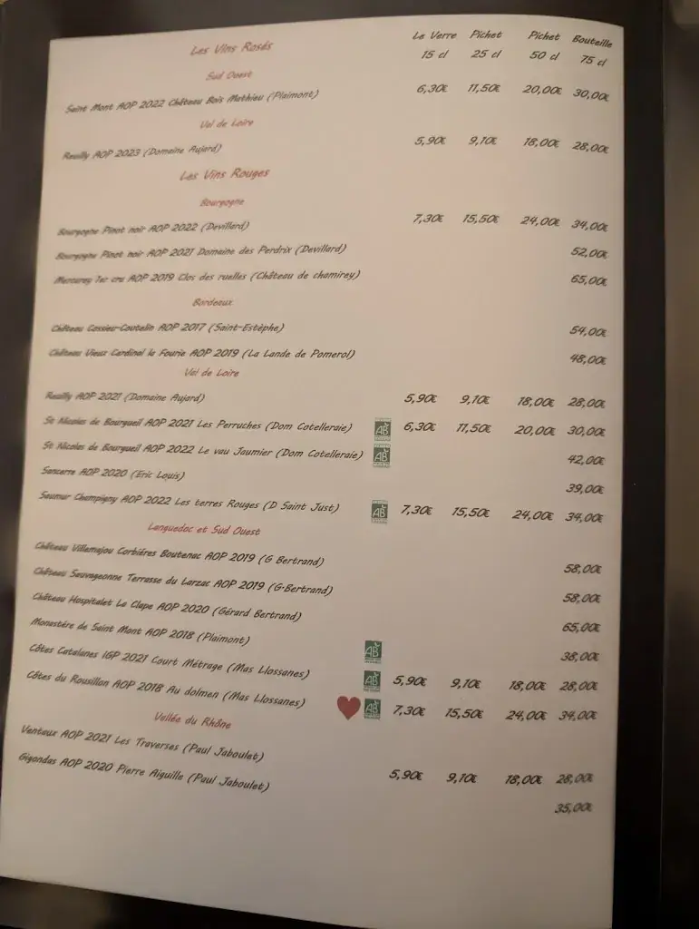 Menu_Le Sully_Chartres_image_3