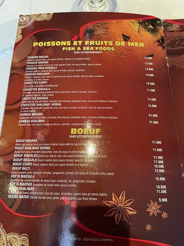 Menu_Le Shalimar chartres_Chartres_image_4