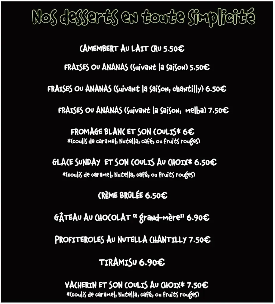 Menu_Bistro Régent Chambray Les Tours_Chambray-lès-Tours_image_2