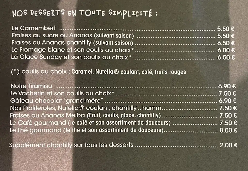 Menu_Bistro Régent Chambray Les Tours_Chambray-lès-Tours_image_4