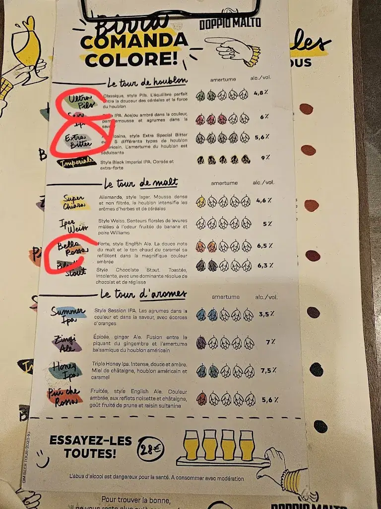 Menu_Doppio Malto_Chambray-lès-Tours_immagine_1