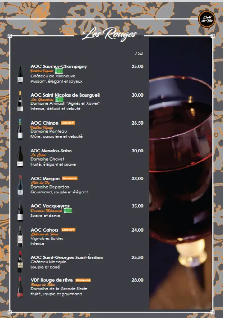 Menu_Le Lys_Chambray-lès-Tours_image_3