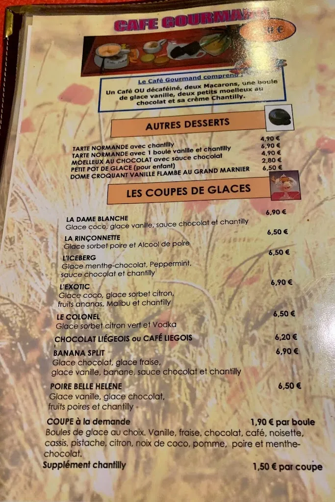 Menu_Le Blé D'or_Château-Renard_image_1