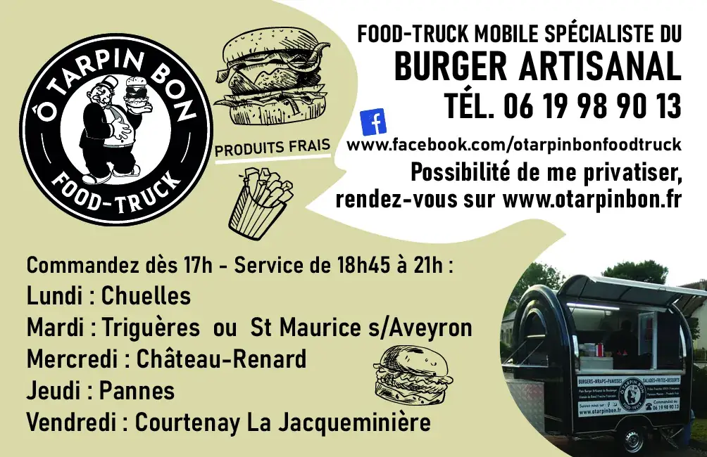 Ô Tarpin Bon Food Truck Burger Loiret_Château-Renard_slider_image_3