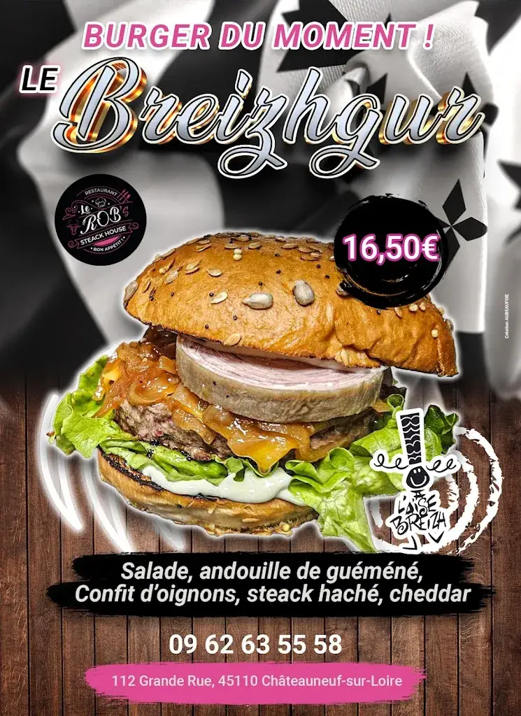 Menu_Restaurant Le Rob’s_Châteauneuf-sur-Loire_image_4