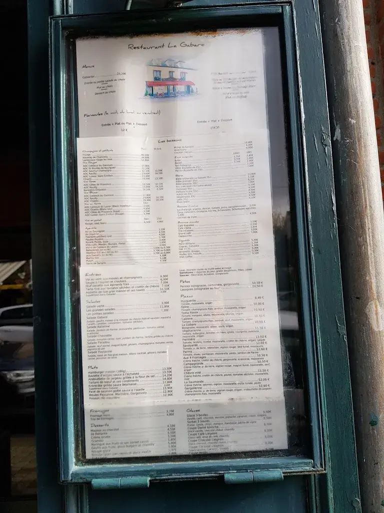 Menu_La Gabare_Châteauneuf-sur-Loire_image_2