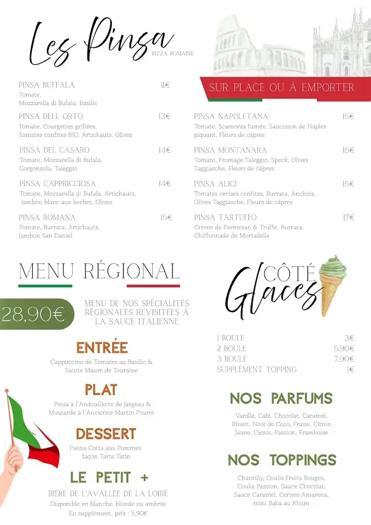Menu_Restaurant Trattoria Méditerranée_Châteauneuf-sur-Loire_image_2