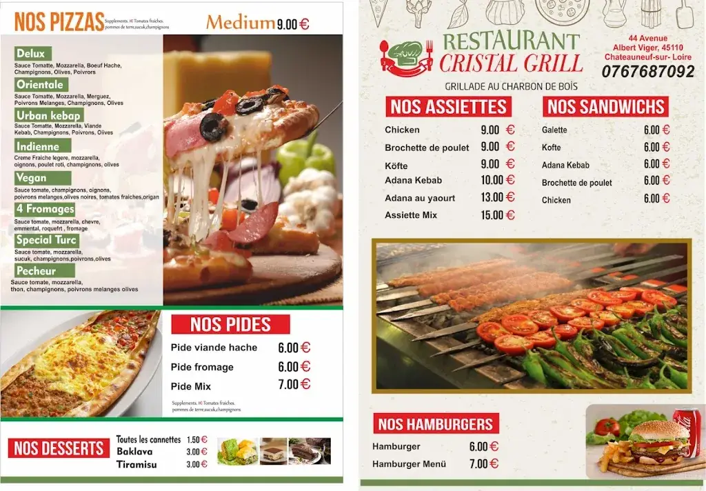 Menu_Resto de la gare_Châteauneuf-sur-Loire_immagine_1