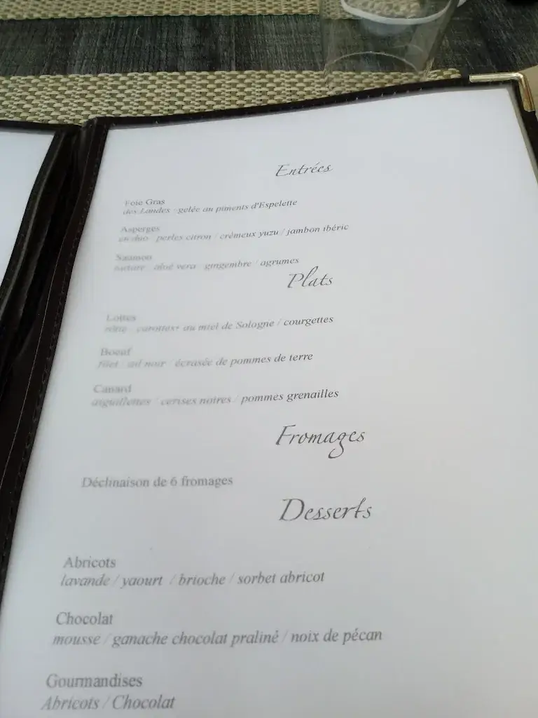 Menu_Restaurant l'intention_Jargeau_immagine_2
