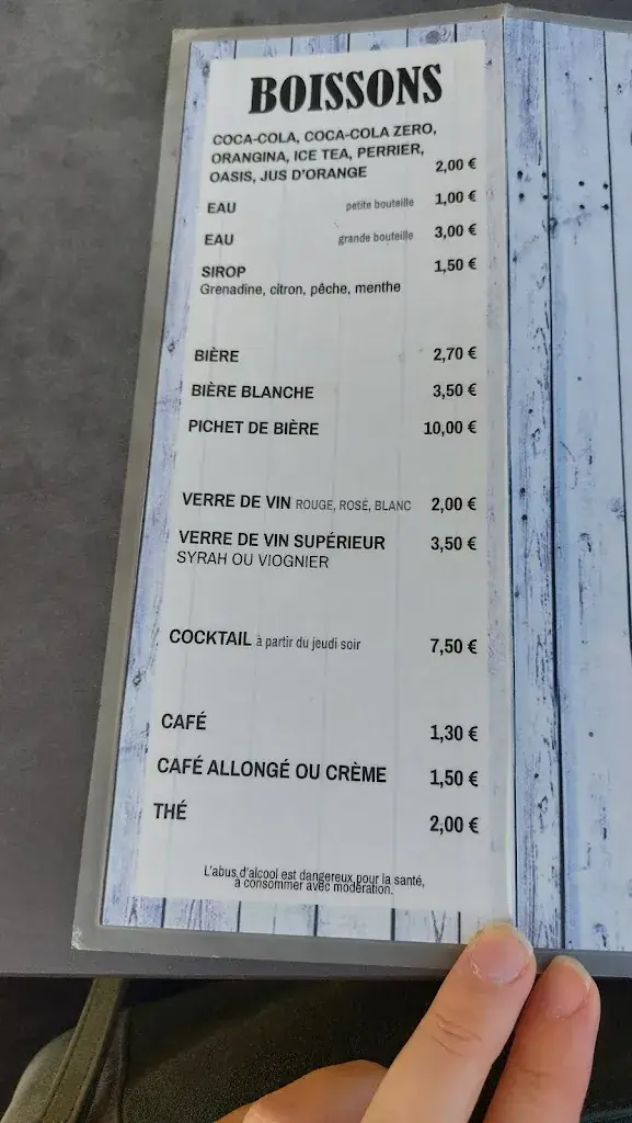 Menu_Guinguette de la traille_Ampuis_image_2