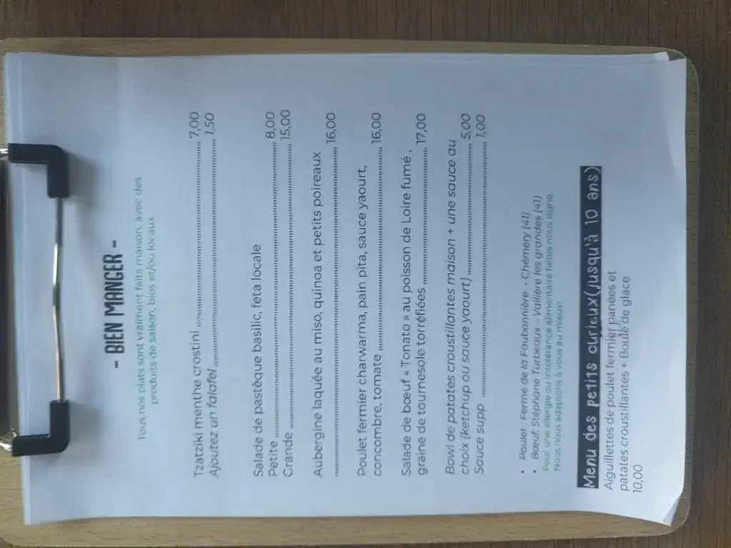 Menu_Mon Jardin Resto / Traiteur_Cher_image_1