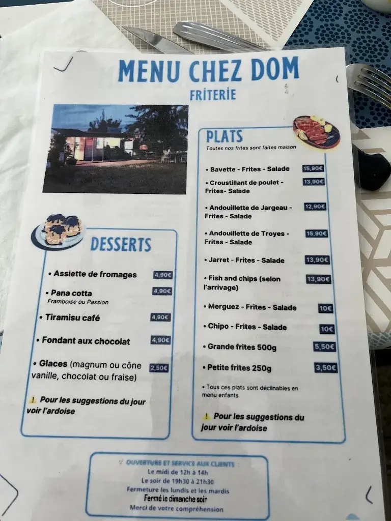 Menu_Chez Dom_Cléry-Saint-André_image_2