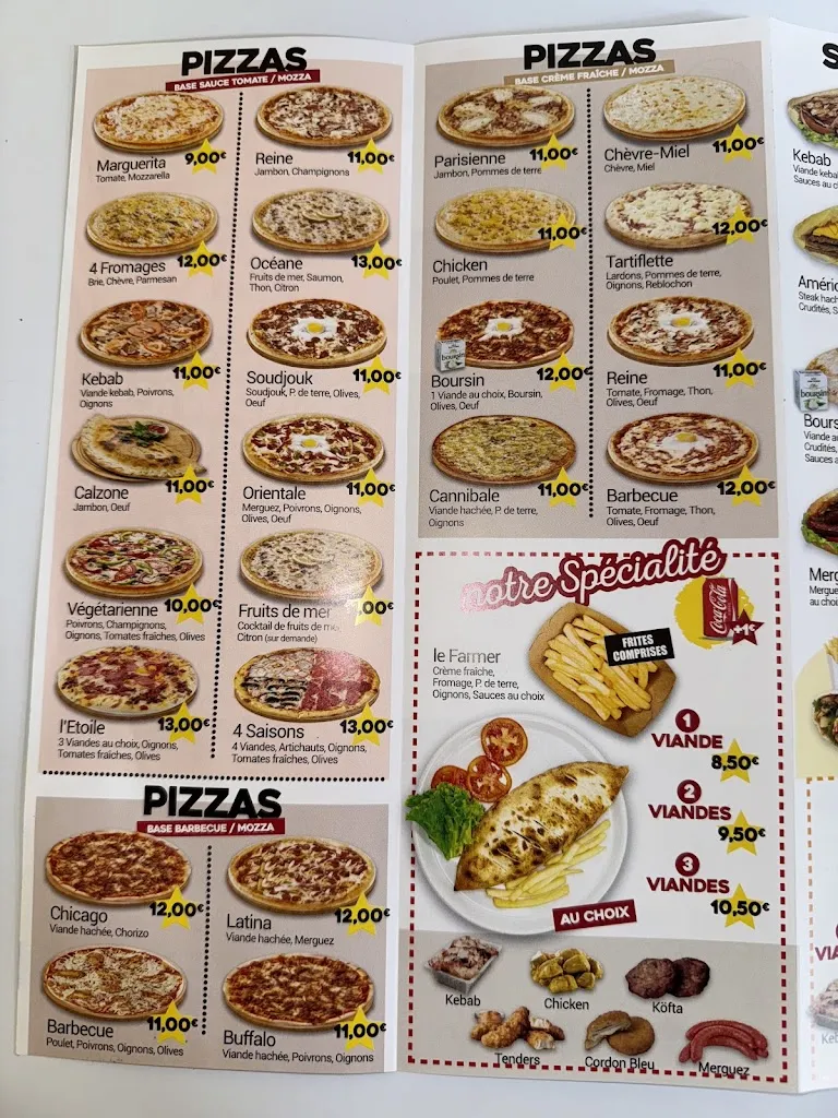 Menu_L’étoile fast-food cléry saint André_Cléry-Saint-André_image_1