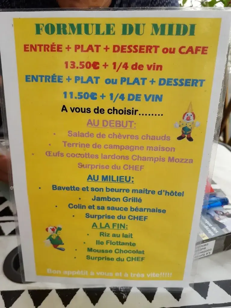 Menu_Restaurant Pizzéria de la Gaieté_Controis-en-Sologne_image_4