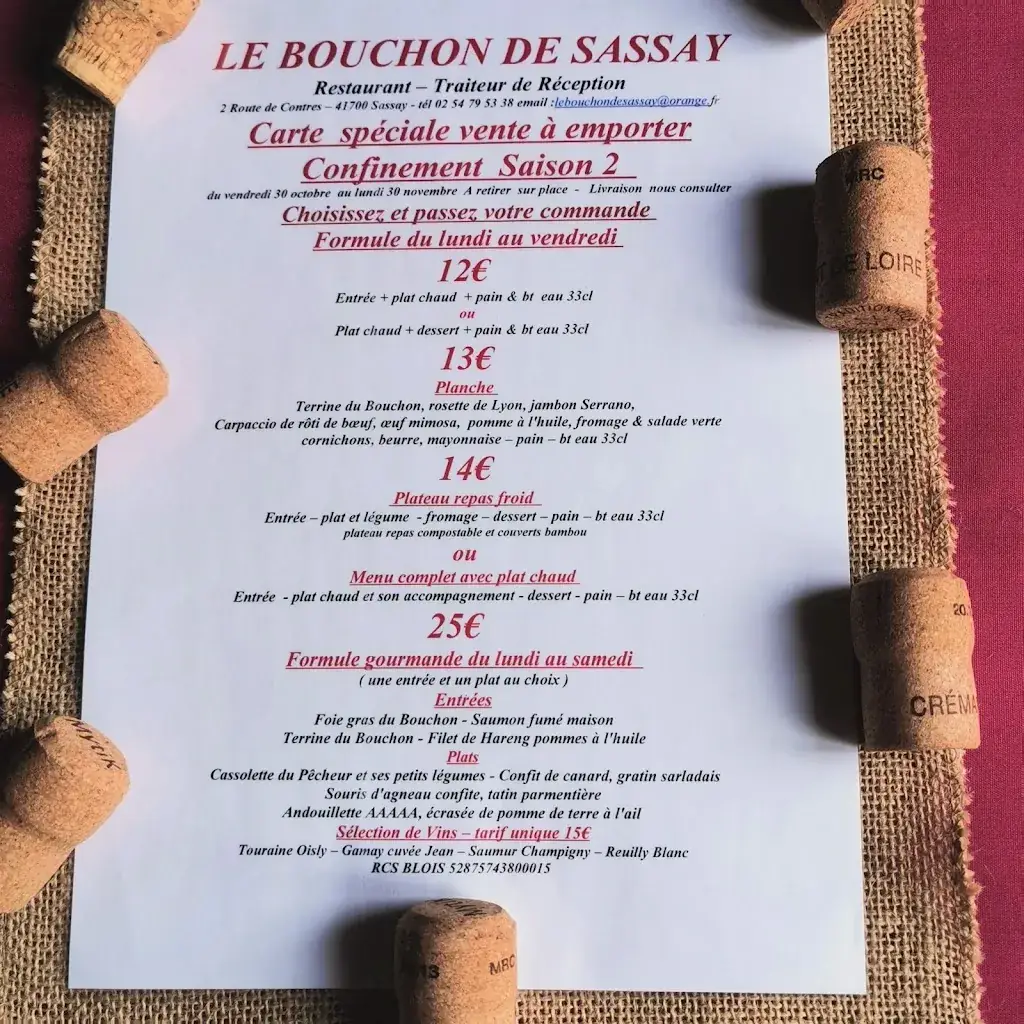 Menu_Le Bouchon de Sassay_Sassay_image_2