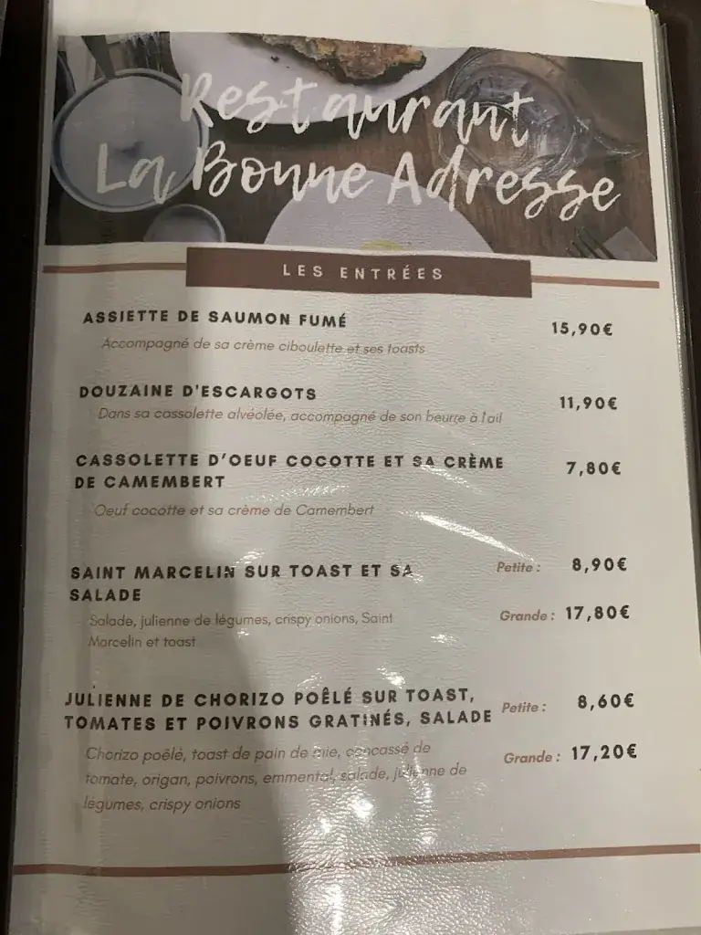 Menu_La Bonne Adresse_Châteaudun_image_1