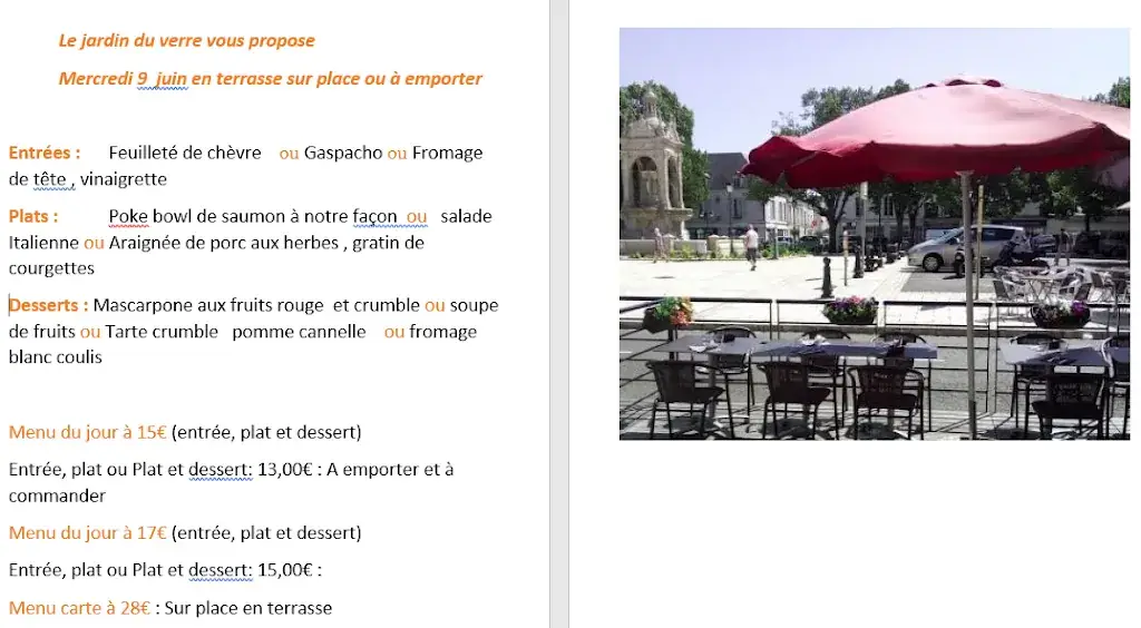 Menu_Le Jardin du Verre_Châteaudun_image_1