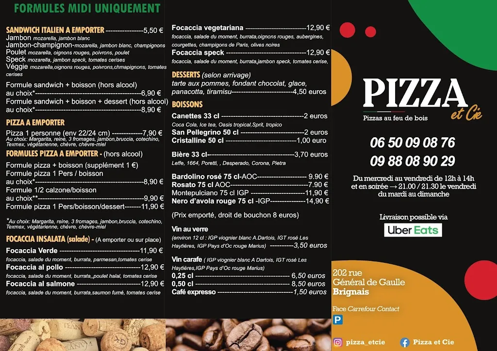 Menu_Pizza et Cie_Brignais_image_2