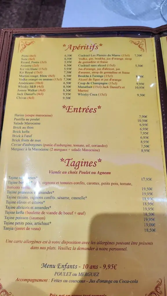 Menu_Les plaisirs du Maroc_Châteaudun_image_2