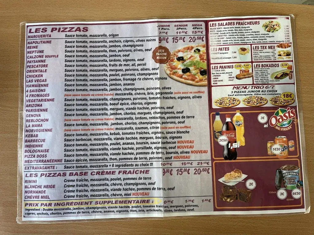 Menü_Casa Pizza_Châteaudun_Bild_1