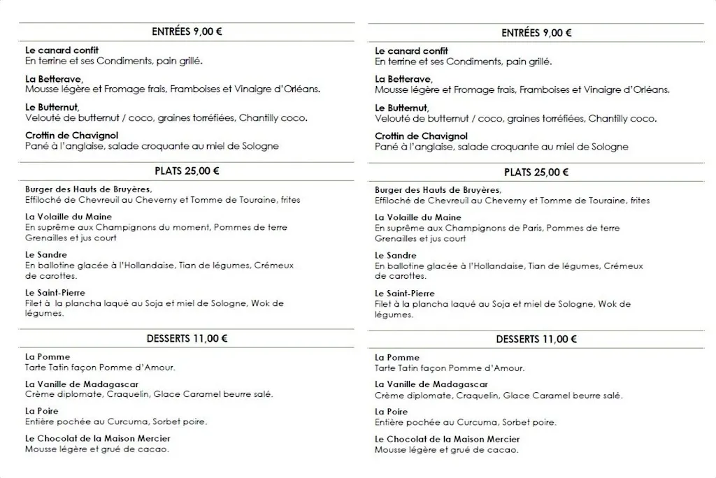 Menu_le Bistrot des Hauts de Bruyères_Chaumont-sur-Tharonne_image_1