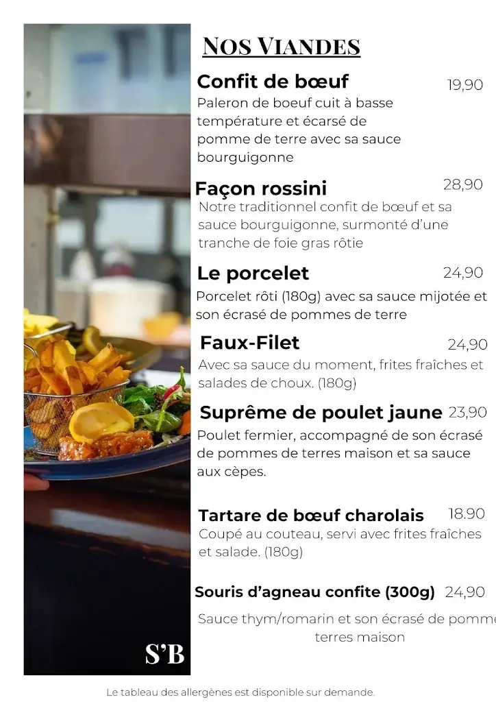 Menu_Restaurant So'Brasseurs - Restaurant Brignais_Brignais_image_2
