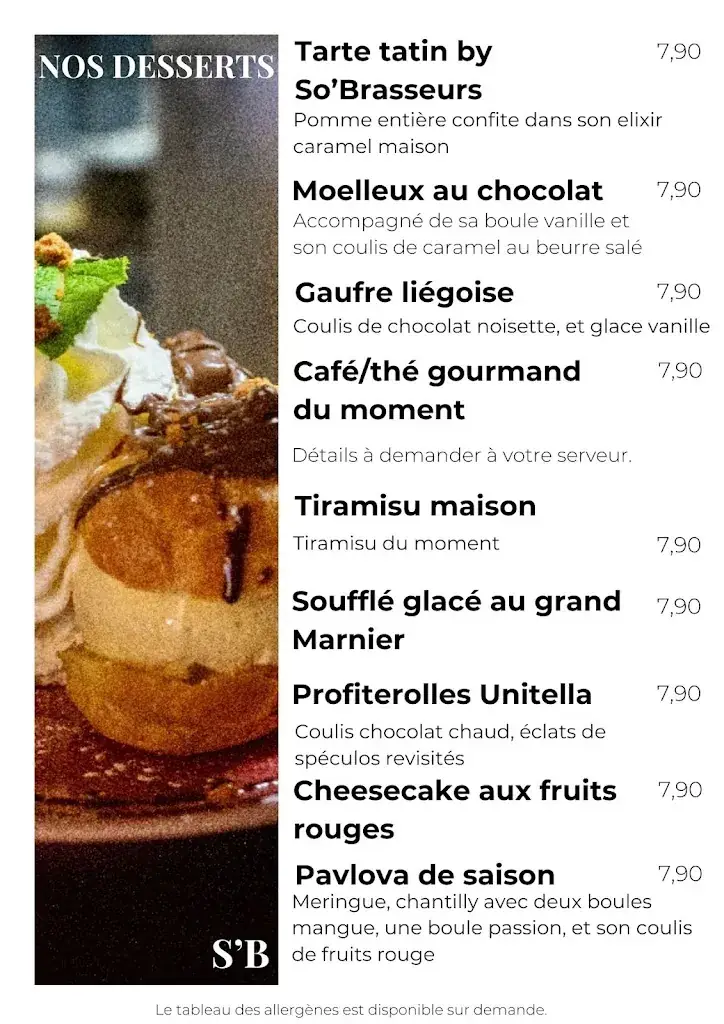 Menu_Restaurant So'Brasseurs - Restaurant Brignais_Brignais_image_4