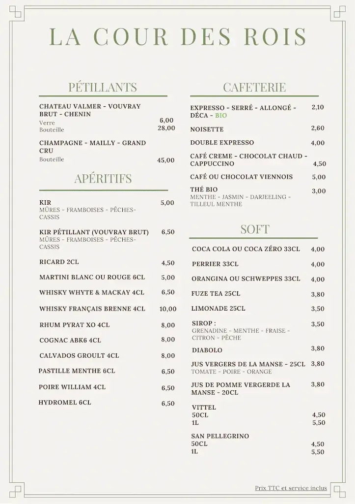 Menu_LA COUR DES ROIS_Cheverny_image_3