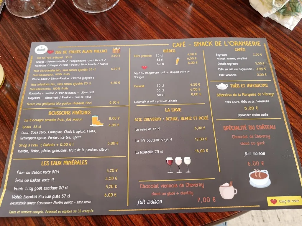 Menu_Orangerie du Château de Cheverny_Cheverny_image_4