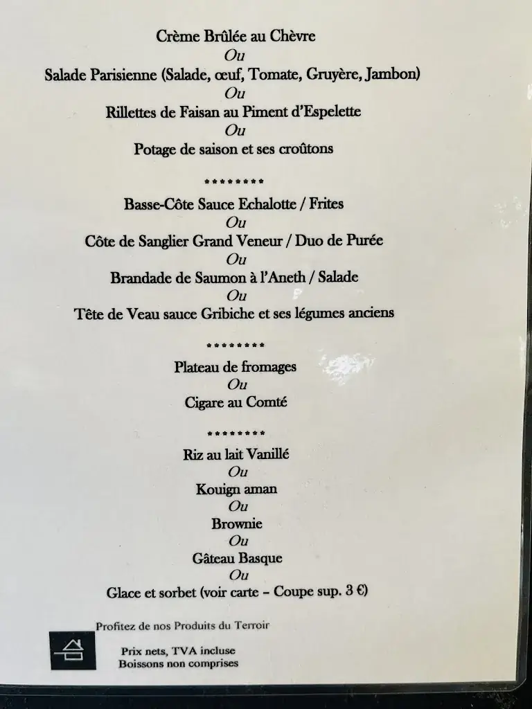 Menu_Restaurant le st Hubert_Cour-Cheverny_image_2