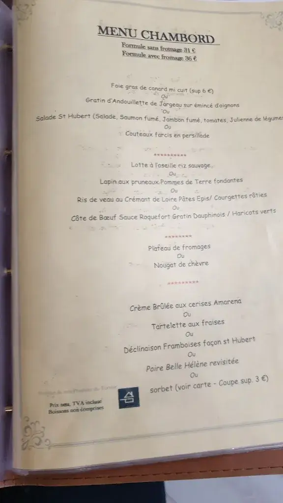 Menu_Restaurant le st Hubert_Cour-Cheverny_image_3