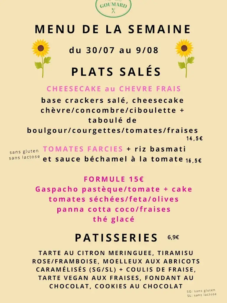 Menu_Little MISS GOUMARD CHEVERNY_Cheverny_image_1