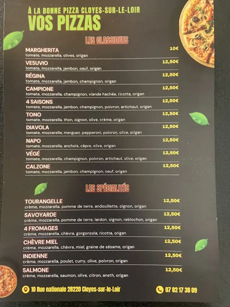 Menu_À la bonne pizza_Cloyes-les-Trois-Rivières_imagen_2