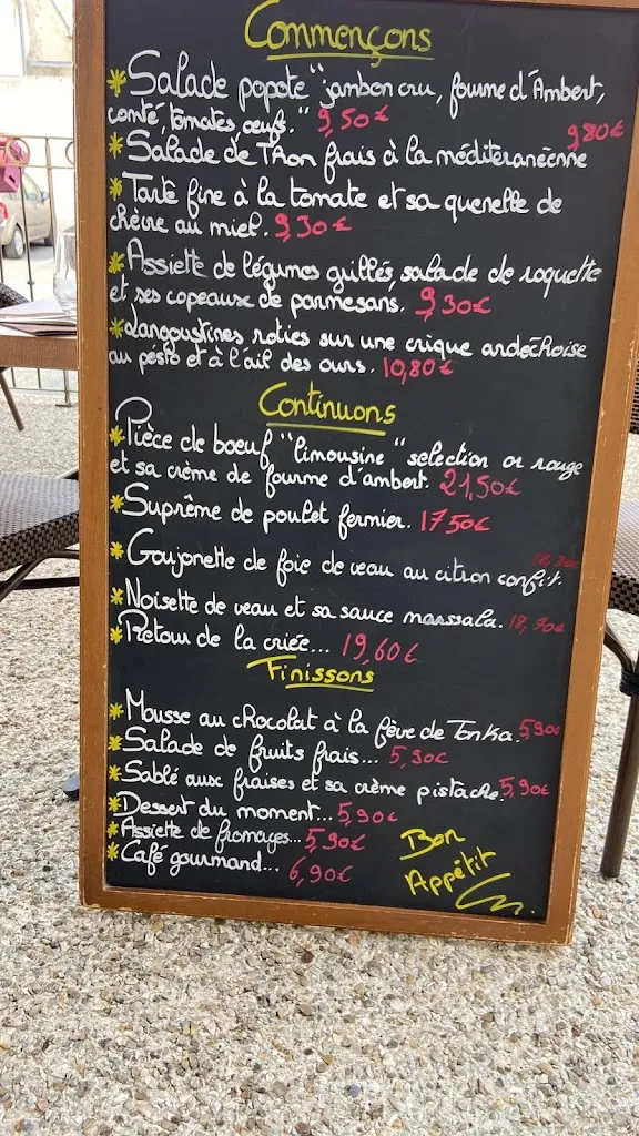 Menu_La Popote_Déols_image_1