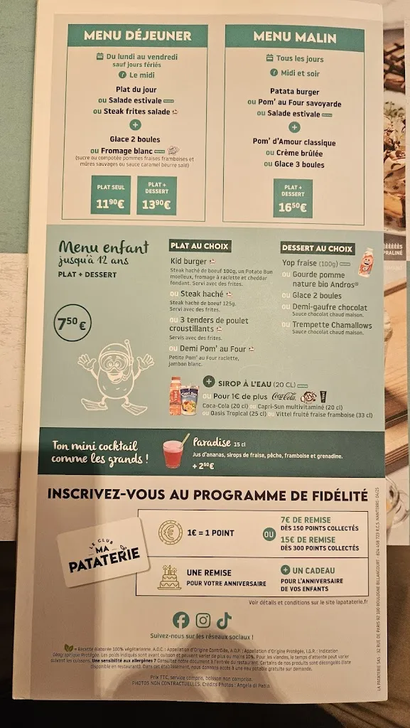 Menu_La Pataterie_Déols_image_4