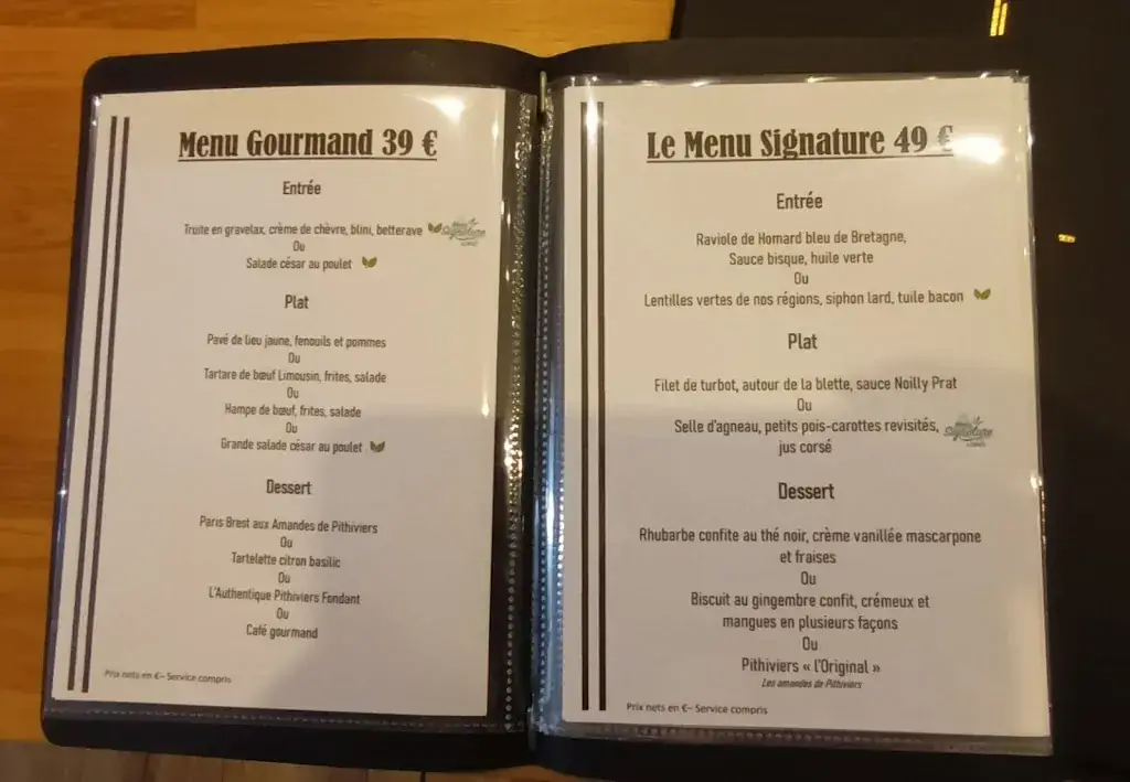 Menu_Restaurant Le Hang'Art Pithiviers_Pithiviers_imagen_1