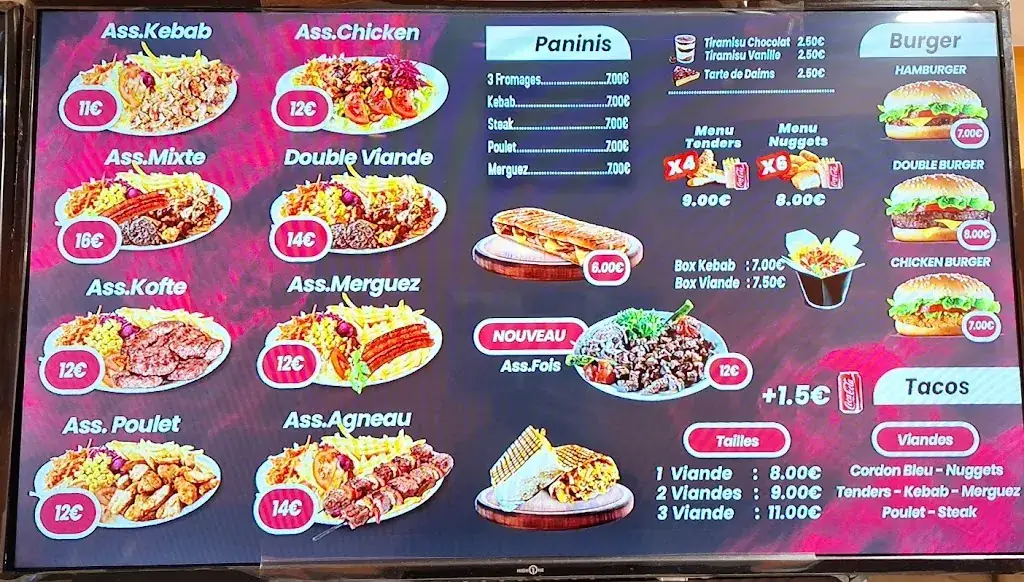 Menu_Les 3 Freres Koca Cappadoce_Pithiviers_image_1