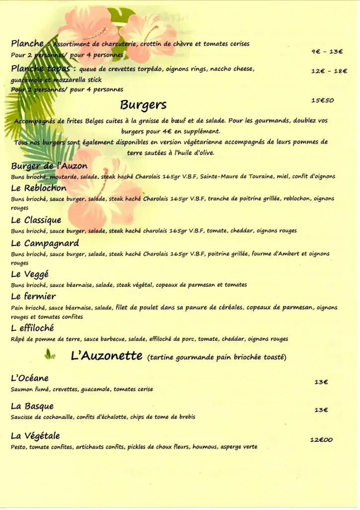 Menu_Le Relais de L'Auzon_Gournay_immagine_4