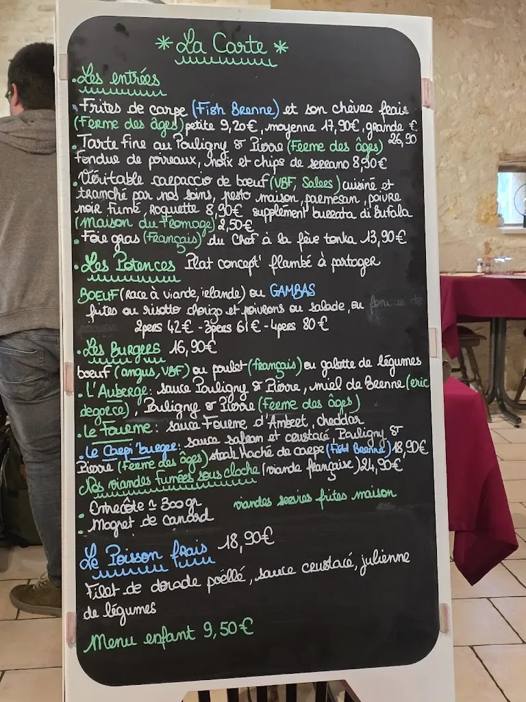 Menu_La Petite Auberge_Pouligny-Saint-Pierre_image_1