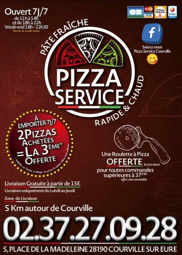 Menu_Pizza Service_Courville-sur-Eure_image_1