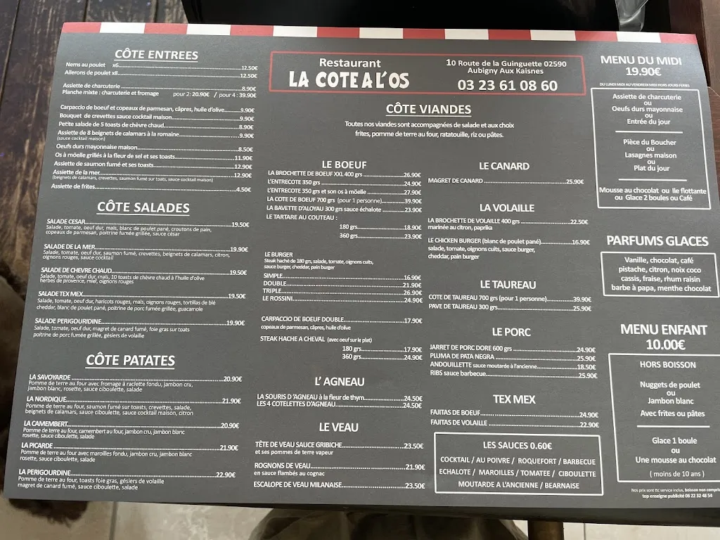 Menu_La côte à l’os_Aubigny-aux-Kaisnes_image_1