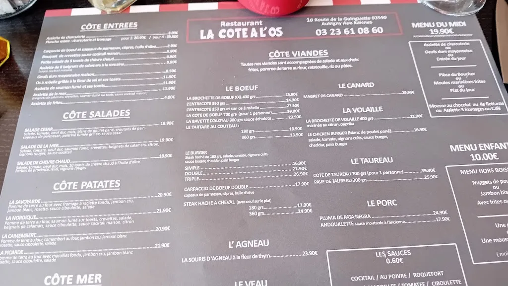Menu_La côte à l’os_Aubigny-aux-Kaisnes_image_2