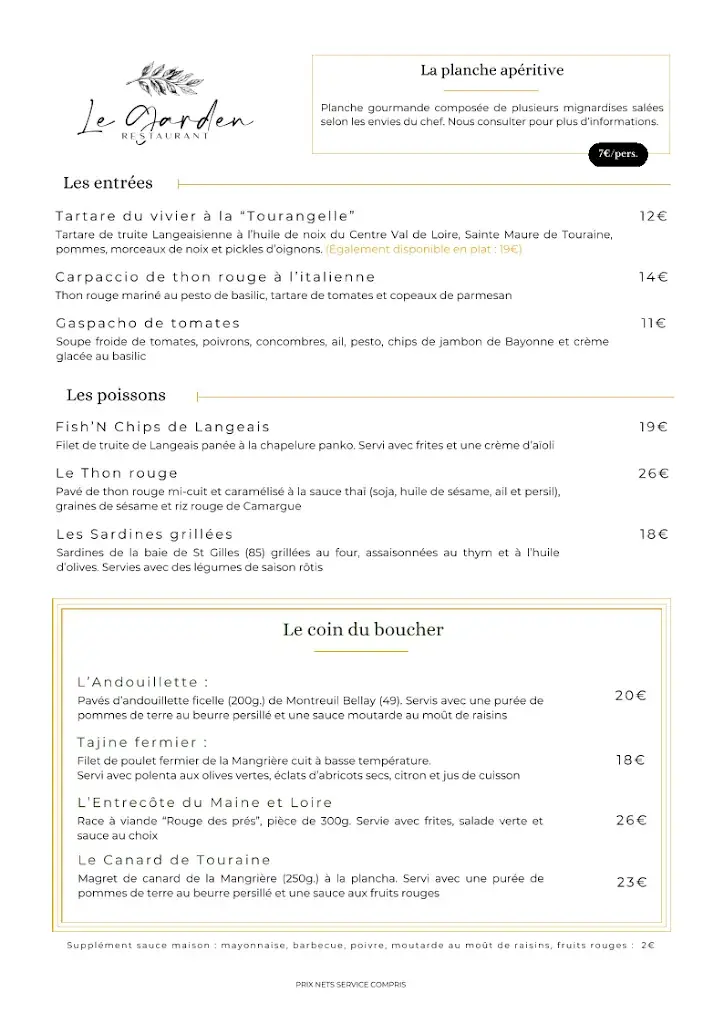 Menu_Le Garden_Langeais_image_1